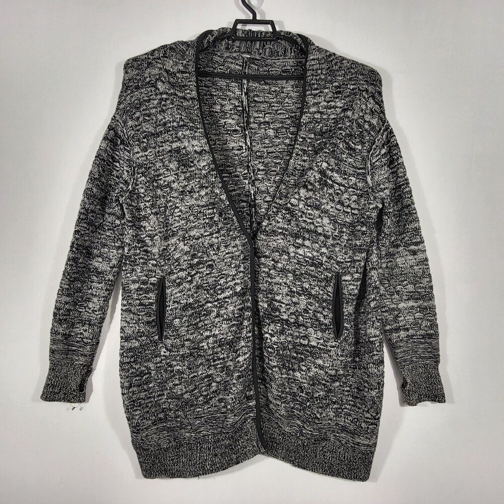 Lululemon Cardi All Day Cardigan Womens Large Oversized Chunky Knit Merino Wool - Picture 2 of 9